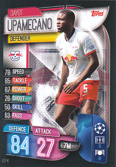 Dayot Upamecano RB Leipzig 2019/20 Topps Match Attax CL #LEI4